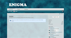 Desktop Screenshot of enigma-forum.de