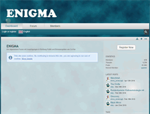 Tablet Screenshot of enigma-forum.de